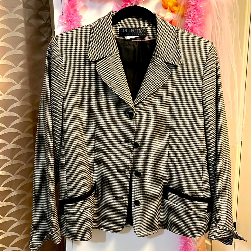 Harvé Bernard Collection wool blazer Size 10